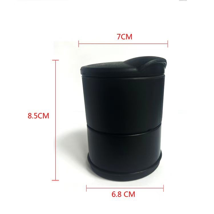 Τασάκι αυτοκινήτου, πυροπροστατευτικό και ανθεκτικό σε υψηλές θερμοκρασίες, πλαστικό, Baiya Auto Supplies, μοντέλο 4S, για αυτοκίνητο/σπίτι/γραφείο