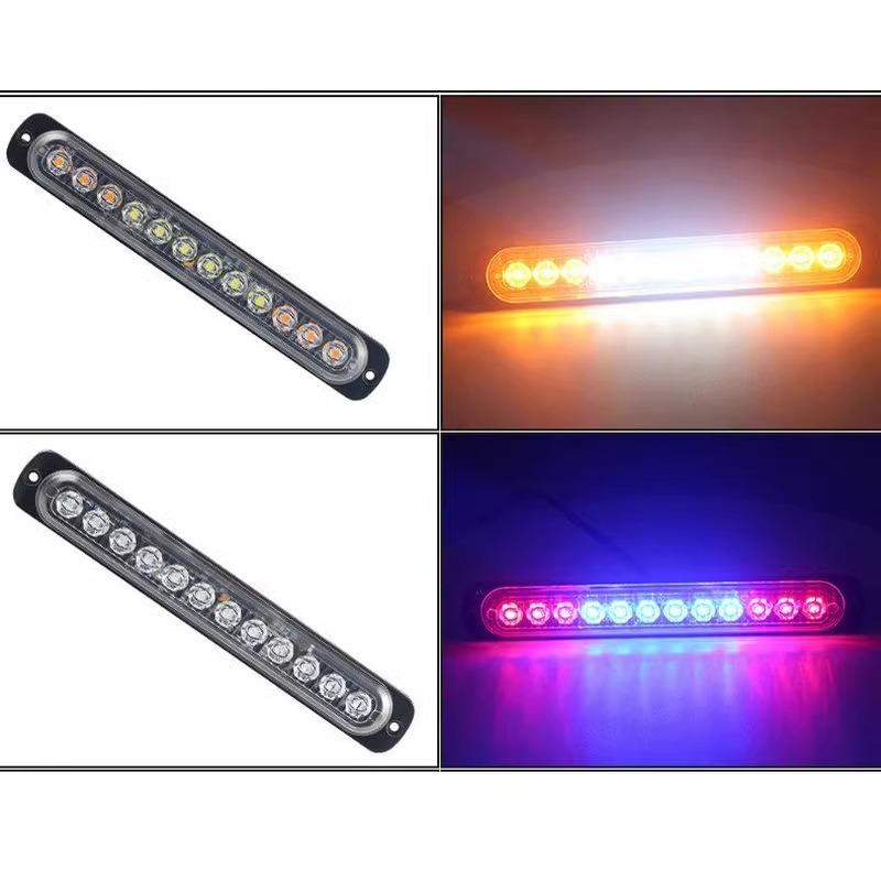 Bočna LED traka za kamion, ultra-tanka, 12LED, 36W, 12–24V, aluminijsko kućište, vijek trajanja 50.000 sati