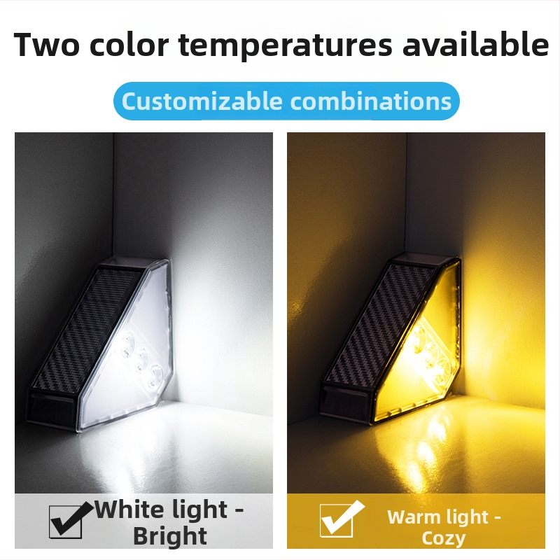 DS-W03 Solárne záhradné svetlo na vonkajšie schody – LED, IP65, 0.5W, 1.2V, 6–12 h osvetlenia