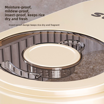 Kontajner na ryžu s posuvným vekom, 30 l, PP plast, potravinárskej kvality, tesný, proti vlhkosti aj proti škodcom