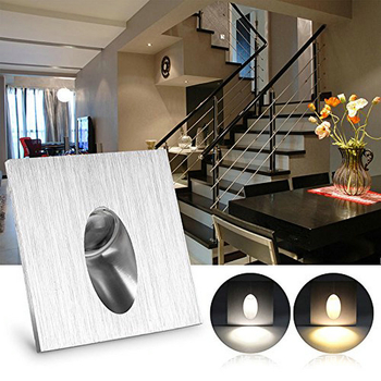 LED kvadratna aluminijska zidna svjetiljka, akrilno sjenilo, 85–265V, rasvjeta hodnika, Qifeng