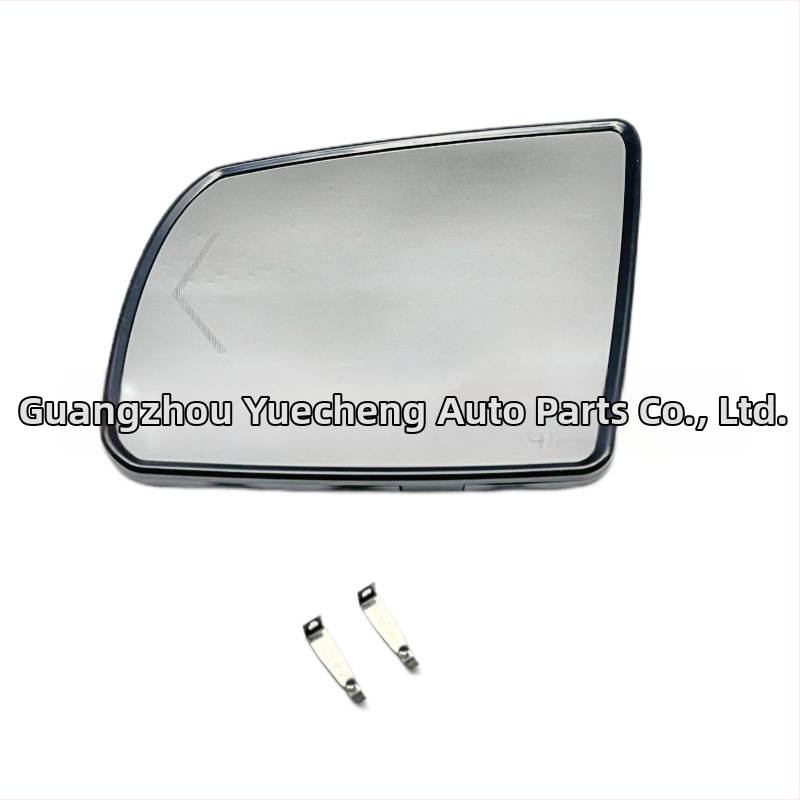 Náhradný spätný zrkadlo – ploché sklo, 12V, chrómovaný povrch, ABS kryt; Kompatibilné s Toyota Sequoia 2008–2017 a Tacoma 2007–2021 (modely 879030C100 / 879060C110)