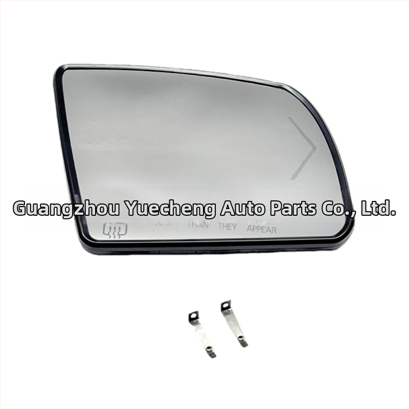 Náhradný spätný zrkadlo – ploché sklo, 12V, chrómovaný povrch, ABS kryt; Kompatibilné s Toyota Sequoia 2008–2017 a Tacoma 2007–2021 (modely 879030C100 / 879060C110)