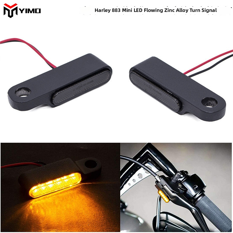 LED smerové svetlo pre Harley motocykle, kompaktná zinková zliatina, značka YIMO
