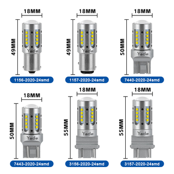 LED brzdové svetlo pre auto CANBUS, 12-24V, 9,5W, 1100 lm, univerzálne použitie
