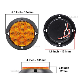 LED stražnje svjetlo za kamione, kombije i prikolice, 12V, 1.2W, 6000K, model FS-GK
