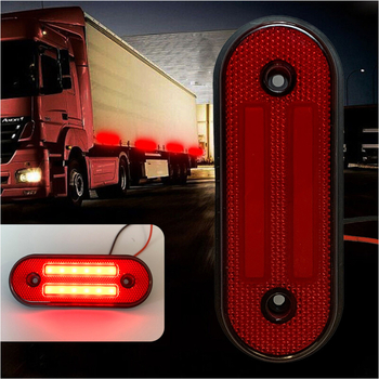 LED bočna svjetla za kamion MK-256 M12, 12-24V, ABS+PC, vijek trajanja 50 000 h