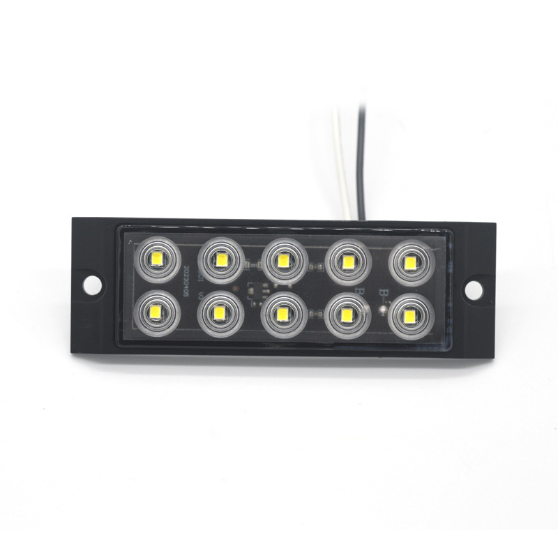 Kamionska bočna LED svjetiljka s lećom MK-017, 10 LED, 12-24V, 2W, vijek trajanja 50000 h