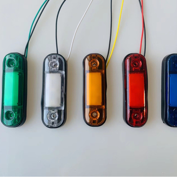 LED bočno svjetlo za kamione i prikolice, dvostrani voditelj svjetla, 24V, 4.8W, 2400K, trajanje života 1000h