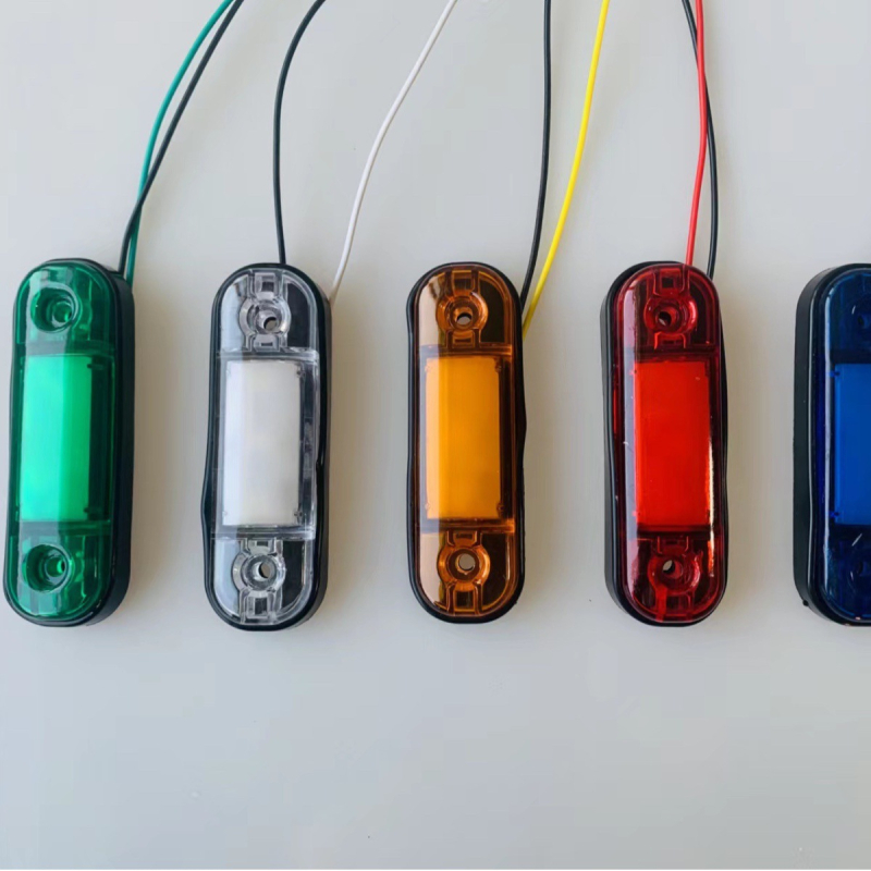 LED bočno svjetlo za kamione i prikolice, dvostrani voditelj svjetla, 24V, 4.8W, 2400K, trajanje života 1000h