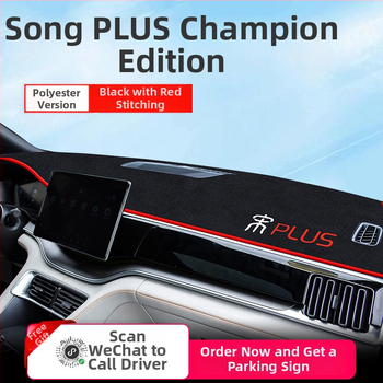 Podložka centrálnej konzoly s ochranou proti slnku pre BYD Song Plus DMI Mi verziu, polyester