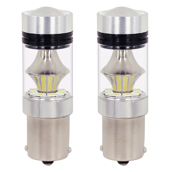 Automobilska LED signalna svjetiljka, baza S25/1156/1157, 100W, 12–24V, 20× LED 3030, aluminijsko kućište