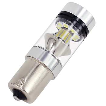 Automobilska LED signalna svjetiljka, baza S25/1156/1157, 100W, 12–24V, 20× LED 3030, aluminijsko kućište
