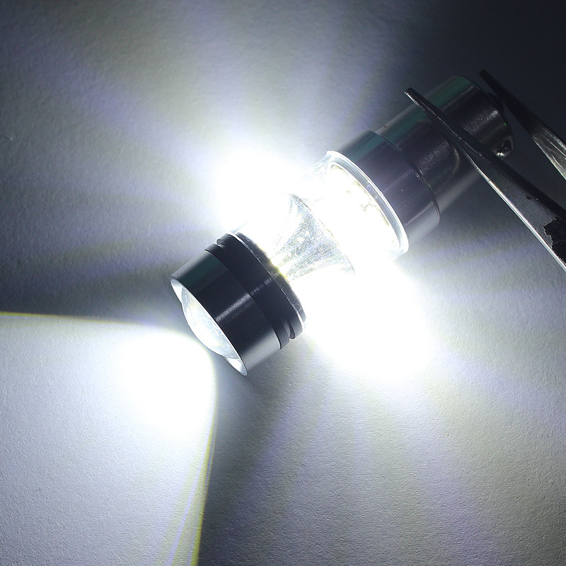Automobilska LED signalna svjetiljka, baza S25/1156/1157, 100W, 12–24V, 20× LED 3030, aluminijsko kućište
