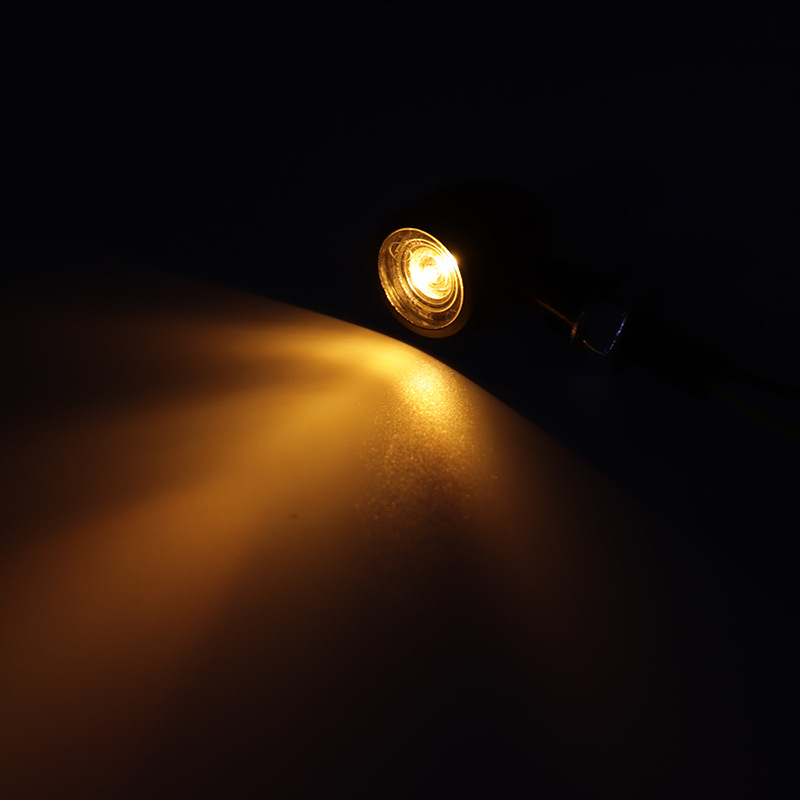 Motociklistički LED pokazivač smjera, metalni retro dizajn, 12V, univerzalna kompatibilnost, vijek trajanja 10.000 h