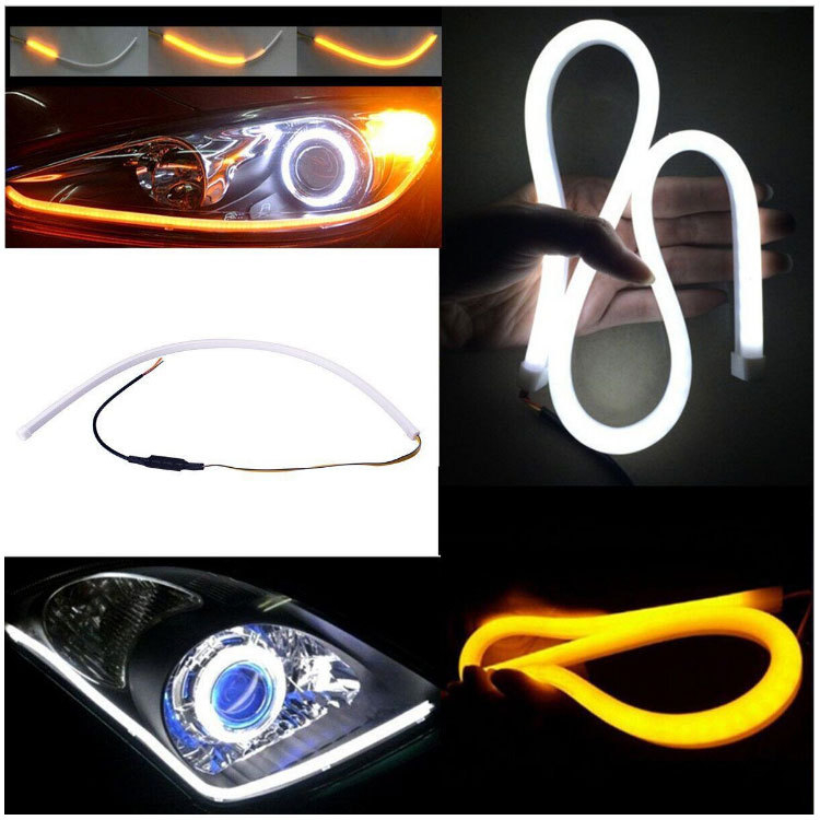 Automobilska LED traka za signalizaciju skretanja, dvobojna, 5W, 12V, 6000K, LED 5050, vijek trajanja 50.000 h
