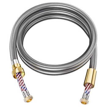 Σύνδεσμος σωλήνα ντους και κεφαλής από 304 ανοξείδωτο χάλυβα, μοντέλο 123, πίεση 1,6 MPa, θερμοκρασία λειτουργίας 0–100°C, εγκατάσταση με σύσφιξη, μοντέρνο μινιμαλιστικό στυλ