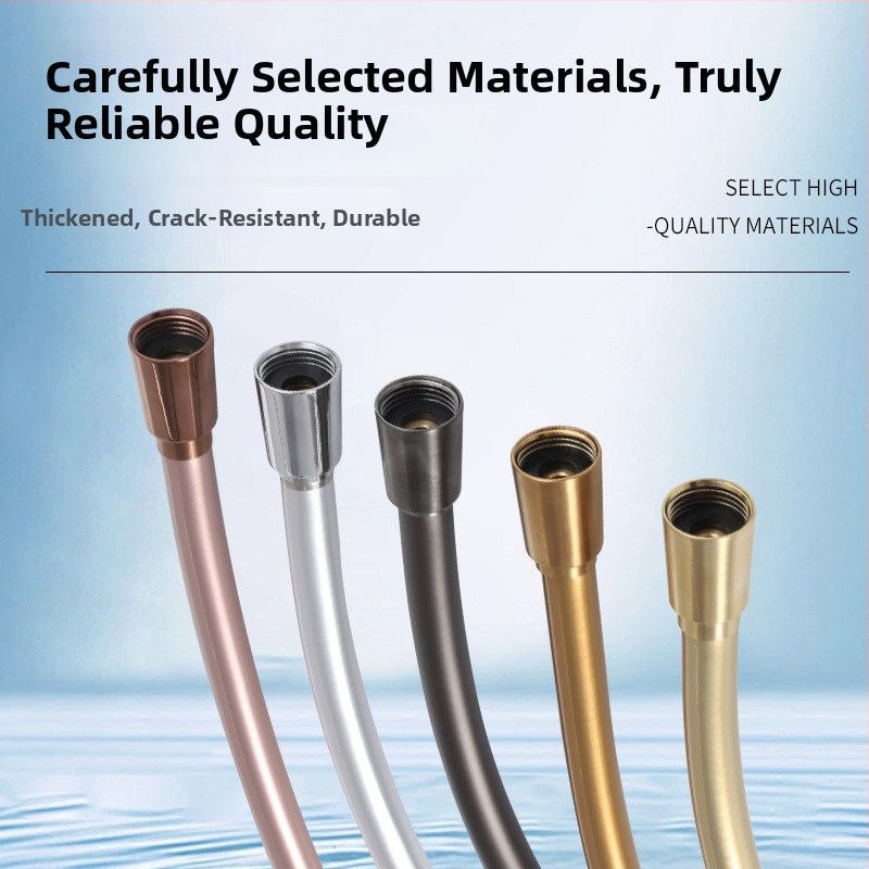 PVC σωλήνας ντους με σπειροειδή εγκατάσταση, χωρίς κόμπους; Υλικό PVC, Ονομαστική πίεση 10, Θερμοκρασία λειτουργίας 50, Συνδετήρας πλαστικός