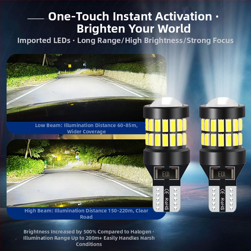 Lumină de recul T15 cu LED 4014 + 34+4SMD, 10-30V, 3.24W, Carcasă din aluminiu, Durata de viață 50000h