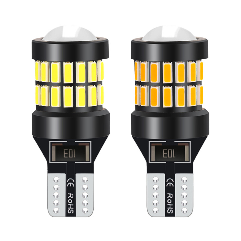 Lumină de recul T15 cu LED 4014 + 34+4SMD, 10-30V, 3.24W, Carcasă din aluminiu, Durata de viață 50000h