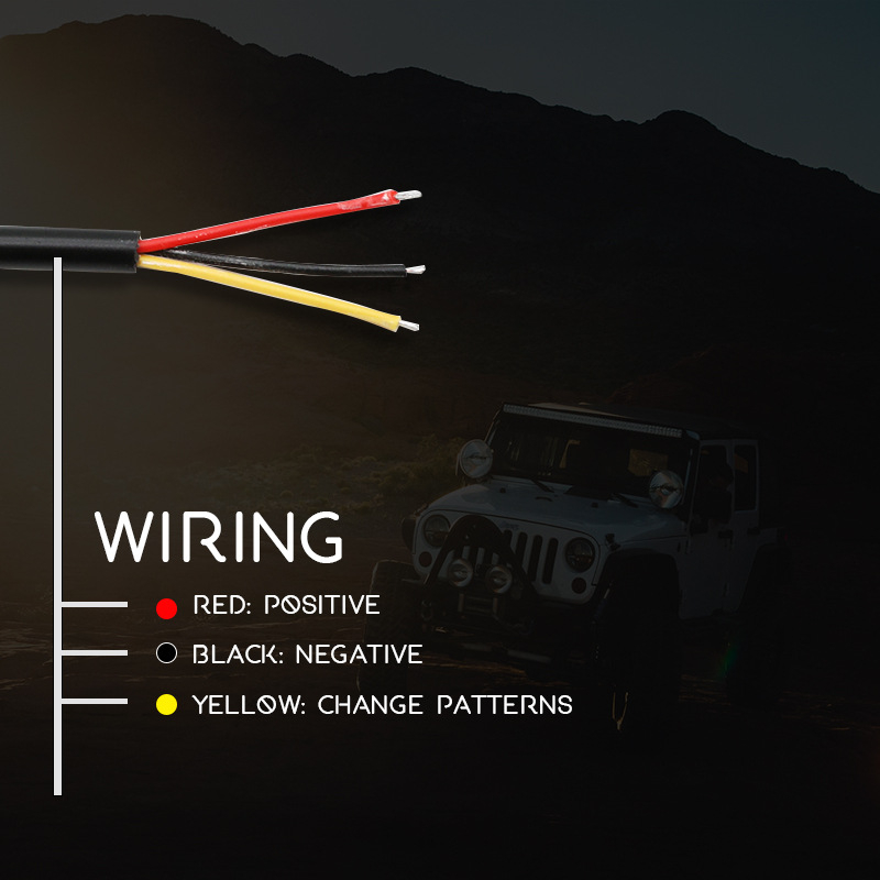 BS-4LED Bočno LED migalo za pickup, 4 LED, 12V, 18W, LED 3030, 6000K