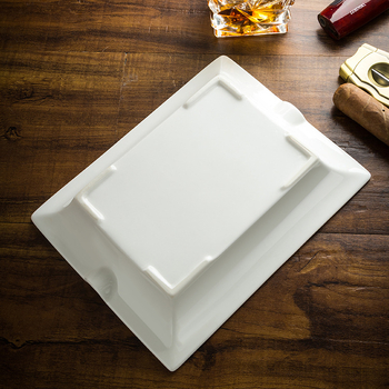 LUBINSKI keramički pepepepeljak za cigare s dva pretinca i logotipom