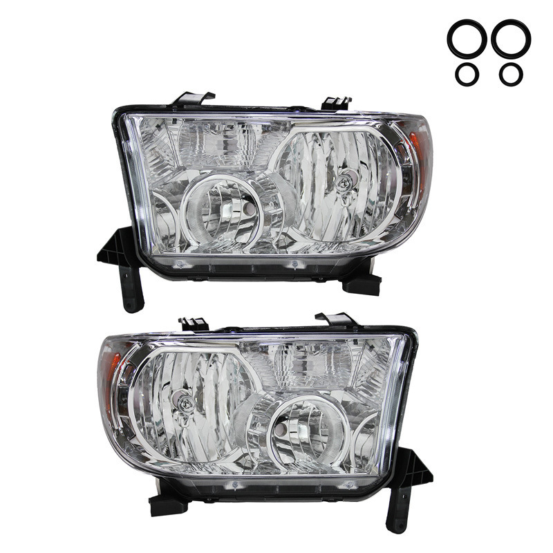 Prednja svjetla za Toyota Tundra 2007-2013, PC kućište, 55W, 12V, kompatibilne s Toyota Tundra 2007-2013