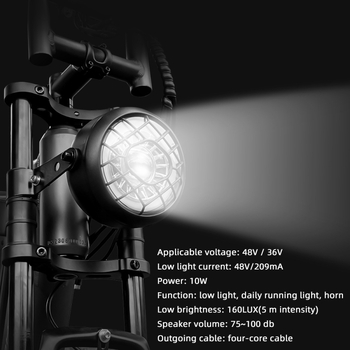 LED prednje svjetlo za električno terensko vozilo MD-07, 7.7W, 48V, 600lm, IPX4