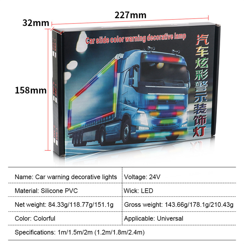 Wj-24v kamionski LED svjetlosni bar, 5W, 24V, silikonsko kućište