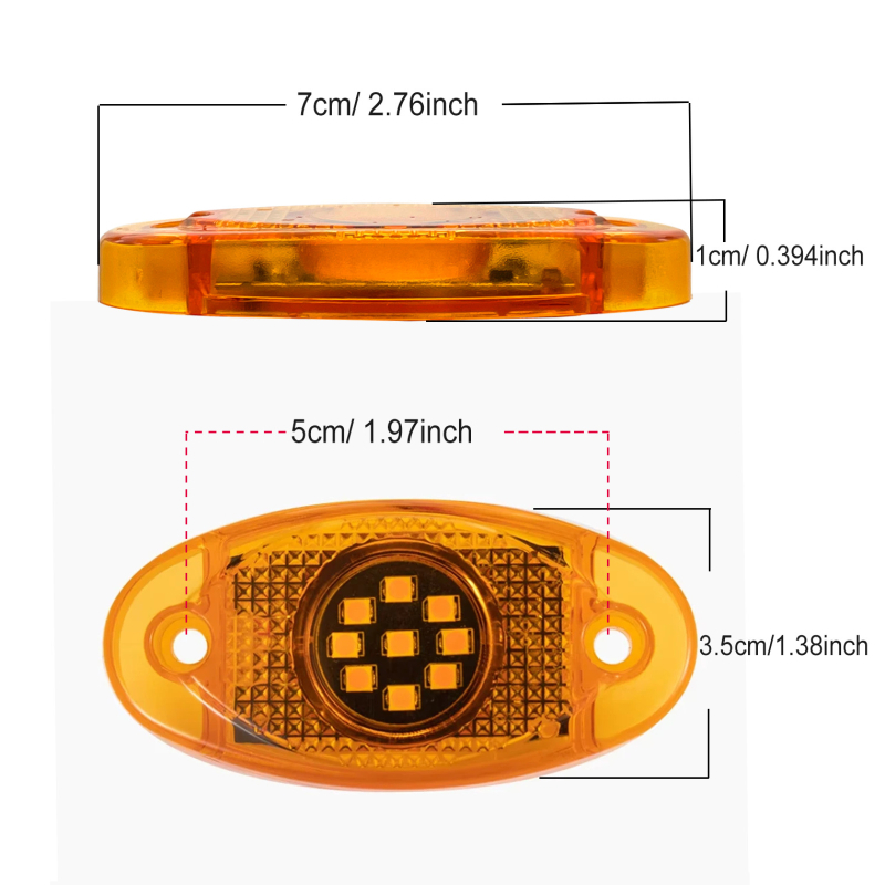 LED svjetlo za podvozje vozila FS-UV – 6W, 12V, 6000K, nehrđajući čelik/PC