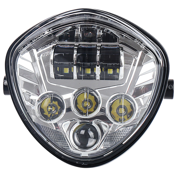 LED far motocikla MV02, 50W, 12V, IP67, aluminijska lijevana legura