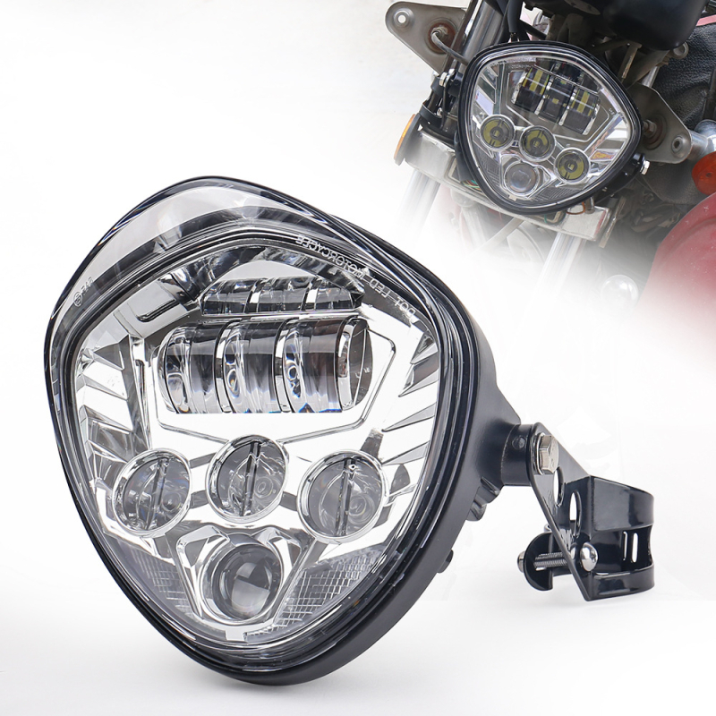 LED far motocikla MV02, 50W, 12V, IP67, aluminijska lijevana legura