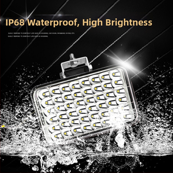 Kamionski LED reflektor, široko vidno područje, 48 LED dioda, 144W, 12-80V, 8000 lm, IP68