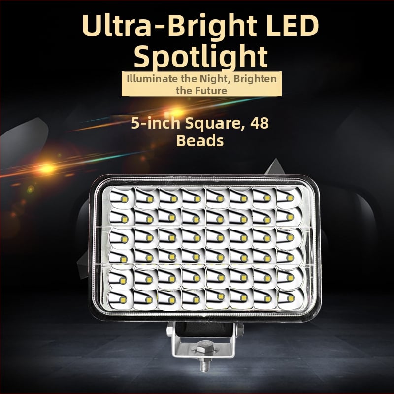 Kamionski LED reflektor, široko vidno područje, 48 LED dioda, 144W, 12-80V, 8000 lm, IP68