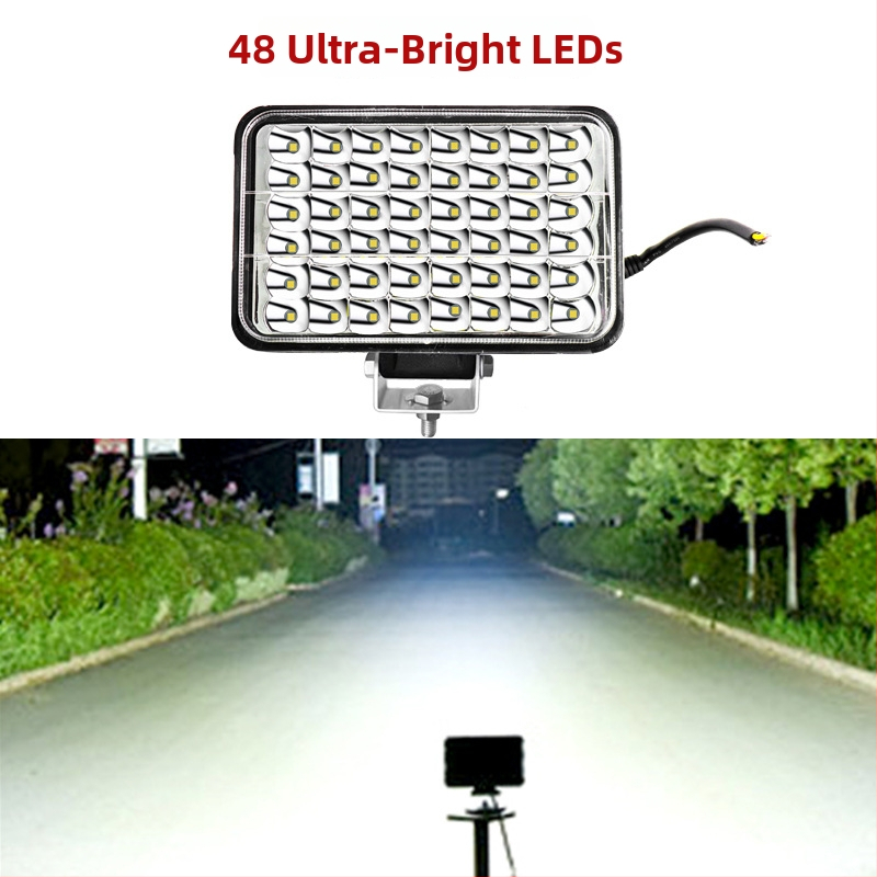 Kamionski LED reflektor, široko vidno područje, 48 LED dioda, 144W, 12-80V, 8000 lm, IP68