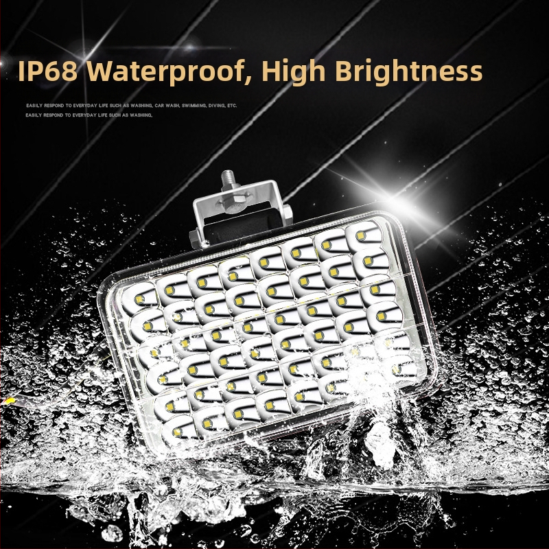 Kamionski LED reflektor, široko vidno područje, 48 LED dioda, 144W, 12-80V, 8000 lm, IP68