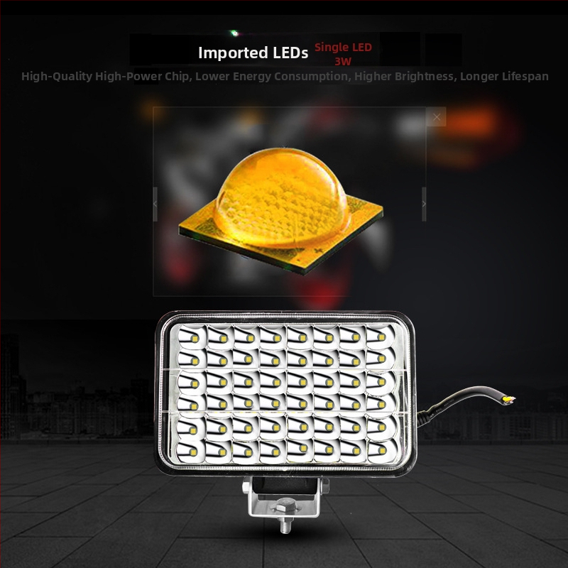 Kamionski LED reflektor, široko vidno područje, 48 LED dioda, 144W, 12-80V, 8000 lm, IP68