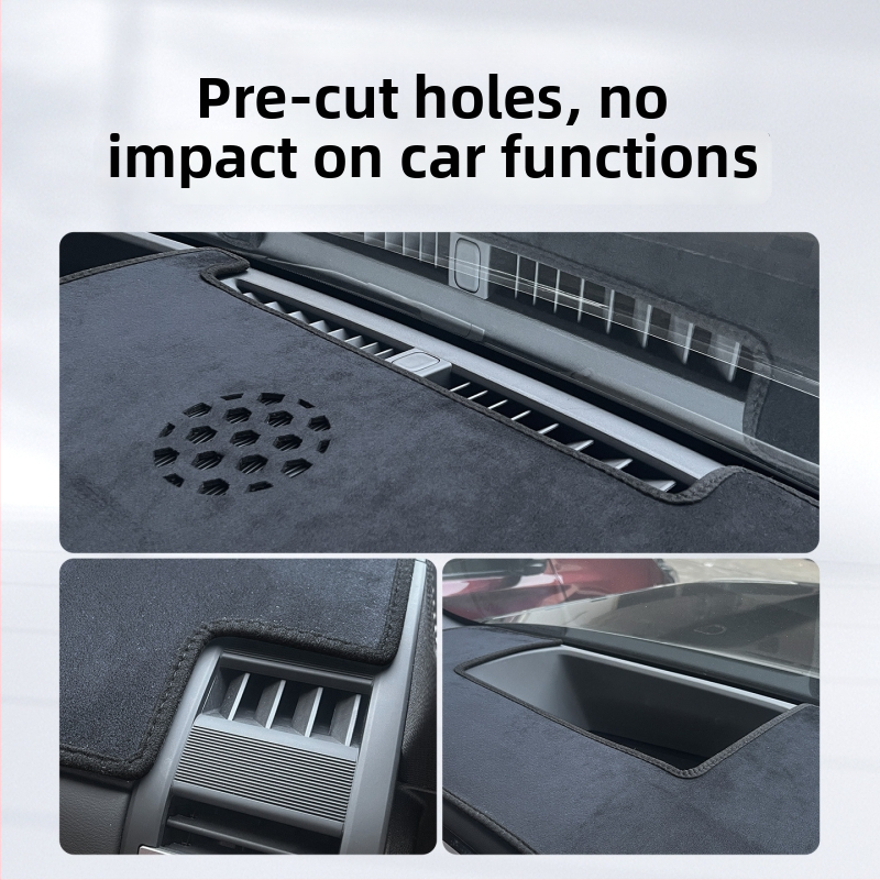 Semišová podložka proti slnku pre stredový panel palubnej dosky, kompatibilná s 25 modelmi Fangcheng Leopard Titanium 7