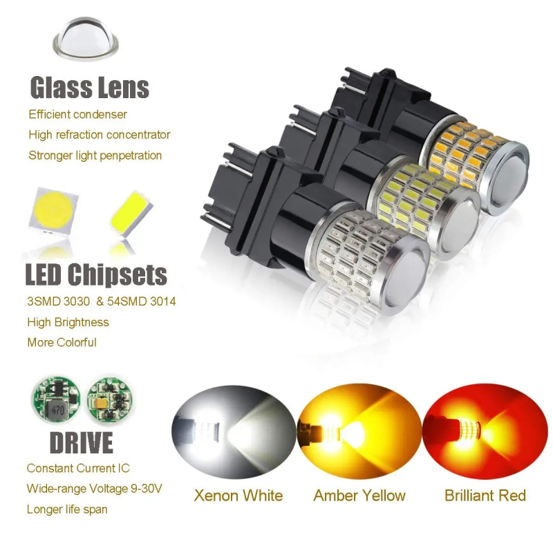 LED svjetlo za automobil 3157/7443/1157, 4W, 9-30V, univerzalno, 6000K
