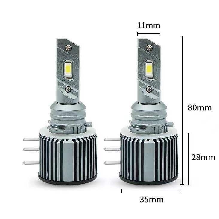 H15 LED prednje svjetlo, aluminijsko kućište, 12V 35W, IP68, 8000 lm