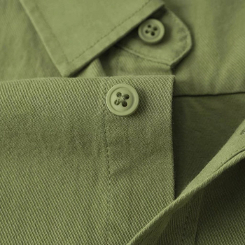 Ženska ležerno krojena bluza s dugim rukavima, 95% pamuka, ovratnik košulje, opuštena silueta