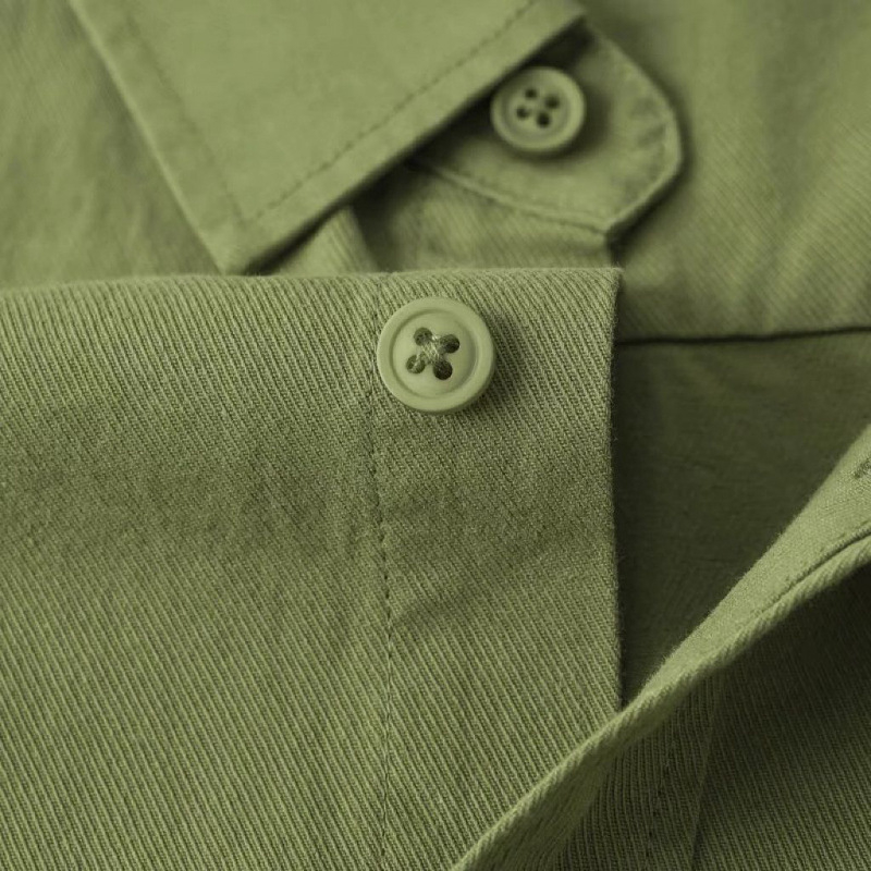 Ženska ležerno krojena bluza s dugim rukavima, 95% pamuka, ovratnik košulje, opuštena silueta