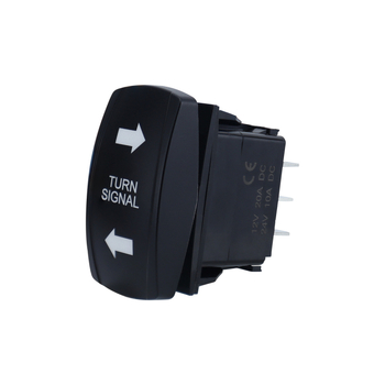 3‑žični LED flasher relej za LED pokazivače, s rocker prekidačem, modeli CP-5100/CP-5101, 24V, ABS+metal