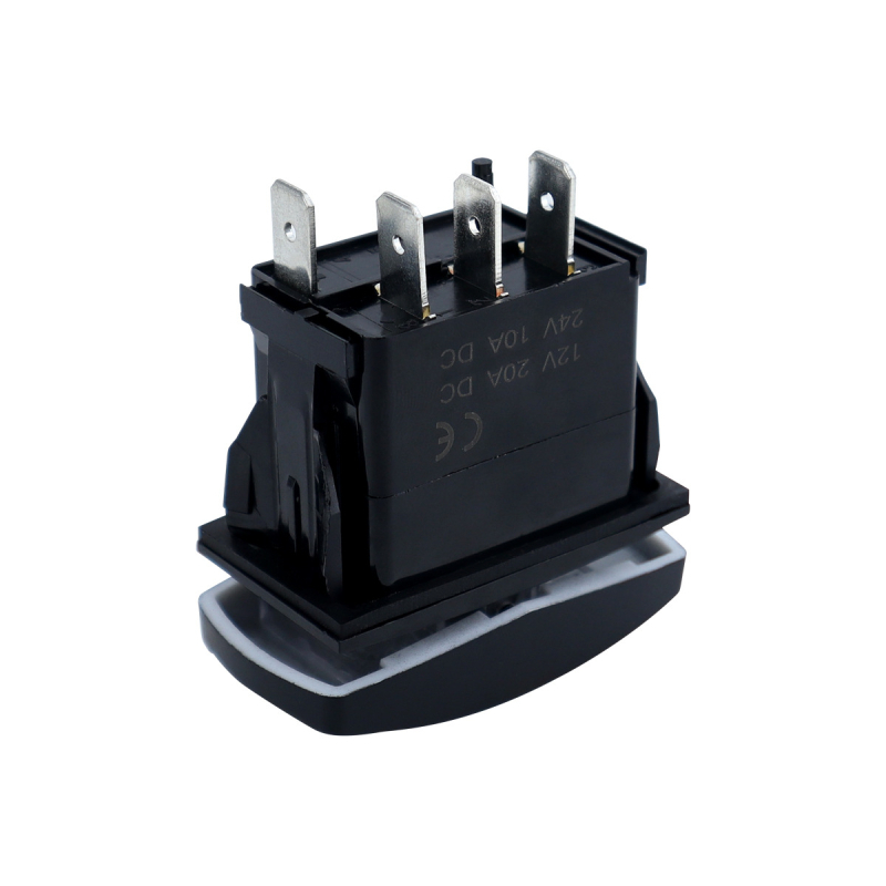 3‑žični LED flasher relej za LED pokazivače, s rocker prekidačem, modeli CP-5100/CP-5101, 24V, ABS+metal