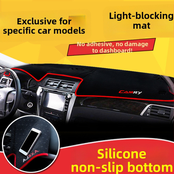 Pokrývka palubnej dosky – slnečná výstelka pre inštrumentálnu dosku, polyester, Bei Ai značka, prispôsobiteľné, tlačené logo