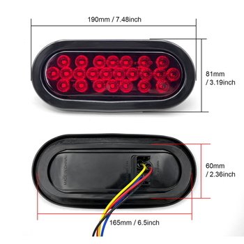 Automobilske LED svjetla UA-24LED, 12-24V, 3.6W, 6000K