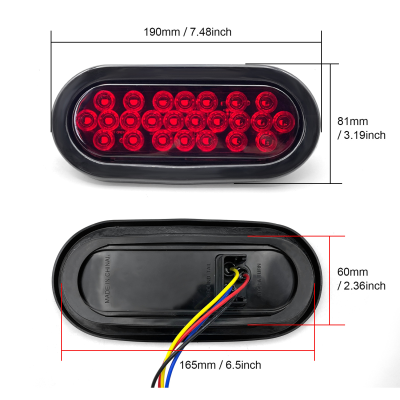 Automobilske LED svjetla UA-24LED, 12-24V, 3.6W, 6000K