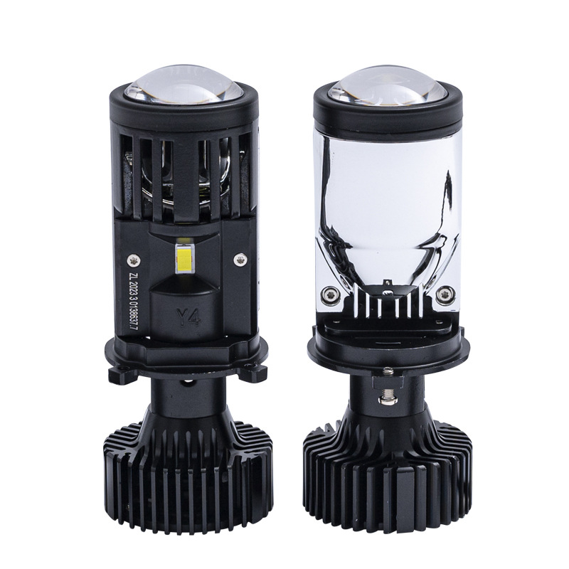 LED glavna svjetla automobila s dvostrukom lećom za daljinsko i blizu svjetla, Y4-H4, 24W, 24V, 4200 lm, aluminijska legura