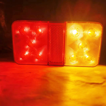 Zadnje svjetlo kamiona, 10 LED, kućište ABS/AS, 5W, 12V/24V, 2835 LED, univerzalna kompatibilnost (10LED; 5W; 12V/24V; 2835 LED; ABS/AS)