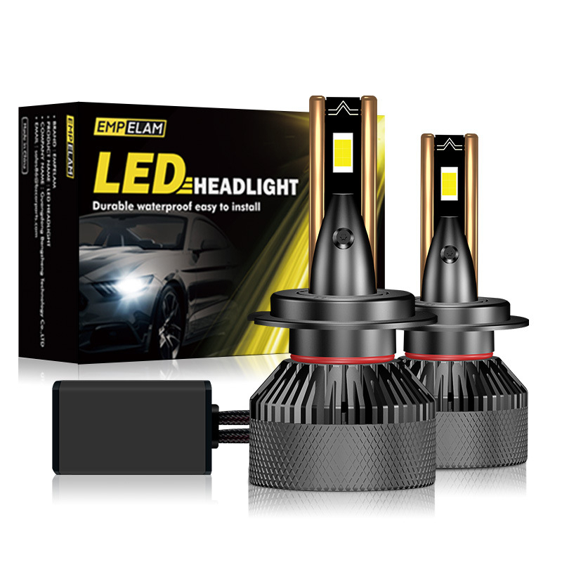 H7 automobil LED faro, 120W, 12000 lm, IP67, aluminij 6063